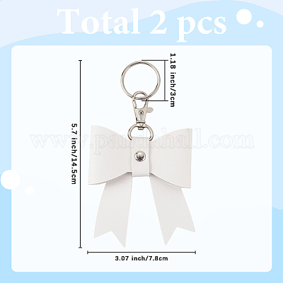 Брелки из искусственной кожи&nbsp;LS-KEYC-WH20816-001P-A-1