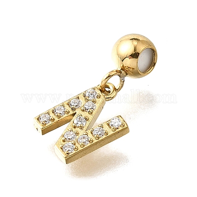 Подвеска со стразами из нержавеющей стали 304 STAS-H202-50G-N-1