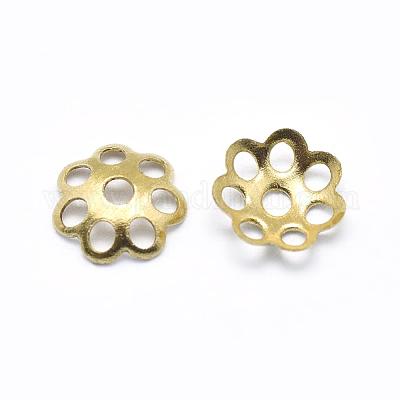 Шапочки и конусы для бусин&nbsp;KK-G319-08C-RS-1