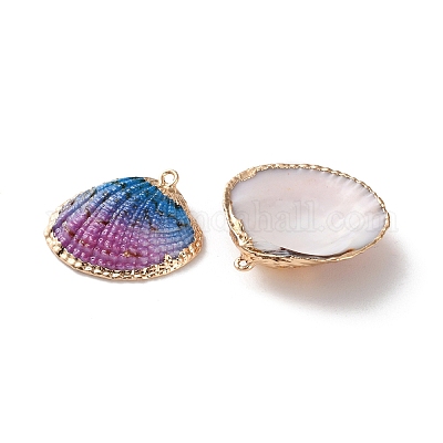 Подвески из морской оболочки SSHEL-B002-07G-02-1