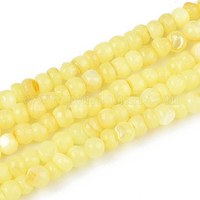 Натуральные пресноводные окрашенные бусы из ракушек SHEL-T020-29B-09-1