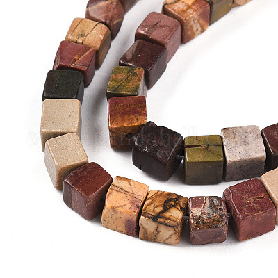 Натуральная полихромная яшма/камень Пикассо/нити бус из яшмы Пикассо&nbsp;G-T140-45A-1