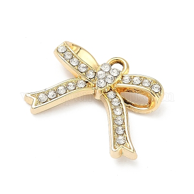 Подвески из сплава и страза&nbsp;ALRI-D303-15G-02-1