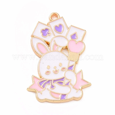 Подвески из эмали и сплава&nbsp;ENAM-M055-22G-01-1