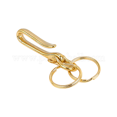 Латунный поворотный U-образный крючок KK-PH0001-42G-1