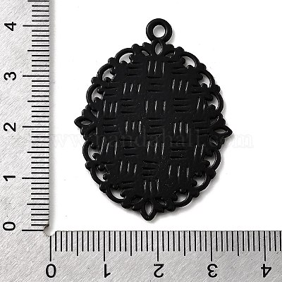 Электрофорез сплава сеттинги кабошон овал подвесные X-PALLOY-Q304-50-NR-1