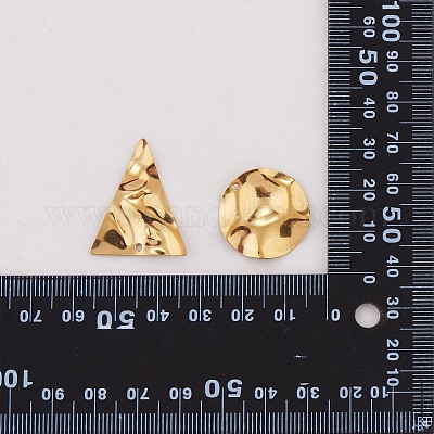 30 шт. 6-х стильный кулон из нержавеющей стали 304 STAS-SZ0002-70G-1