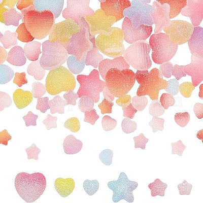 120шт 6 стильные кабошоны из ПВХ KY-OC0001-09-1