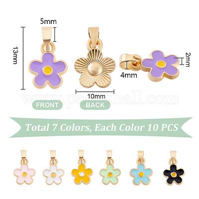 10 комплект подвесок из эмали из сплава FIND-PH0020-73-1