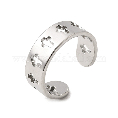 Кольца-манжеты из нержавеющей стали 304 для женщин RJEW-A077-02P-1