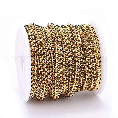 Двухцветные латунные цепочки ручной работы CHC-I035-01G-06-1