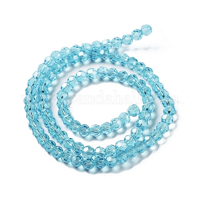 Гальванизируйте прозрачное стекло бисер нитей EGLA-A035-T4mm-A08-1