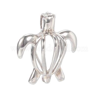 Полые латунные бусины KK-K124-09P-NR-1