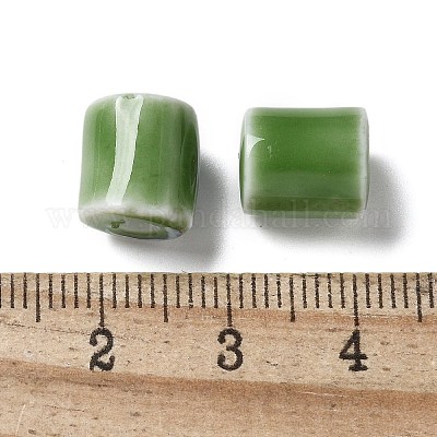 Фарфоровые бусины ручной работы X1-PORC-L080-I16-1