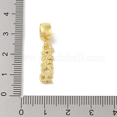 Подвеска из латуни с покрытием из латуни в европейском стиле KK-S380-17G-1