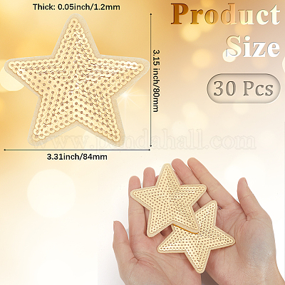 30 шт. Компьютеризированная вышивка ткань утюгом / пришить патчи DIY-GF0010-87-1