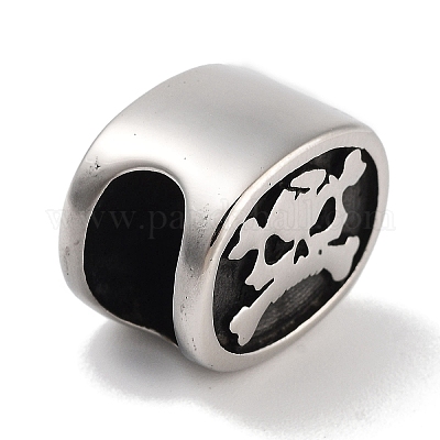 Ретро 304 нержавеющая сталь скользящие подвески/слайдерные бусины STAS-L274-018AS-1