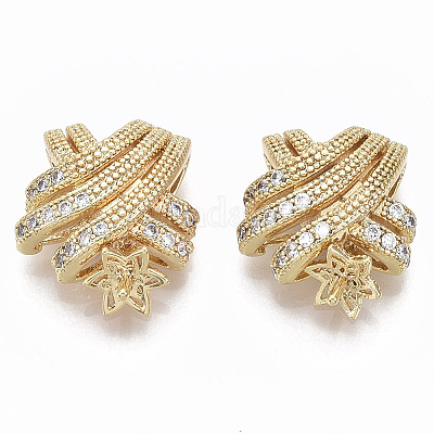 Латунный микро-паве кубический цирконий KK-N232-31-NF-1