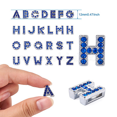 52шт 2 цвета сплава горный хрусталь слайд подвески ALRI-TA0001-14-1