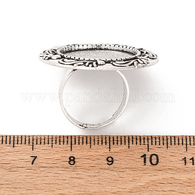 Основа для кольца с платформой&nbsp;X-PALLOY-O039-08AS-1