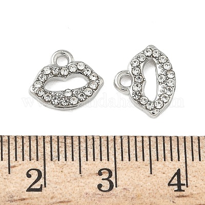 Подвески из сплава и страза&nbsp;ENAM-I073-04P-01-1