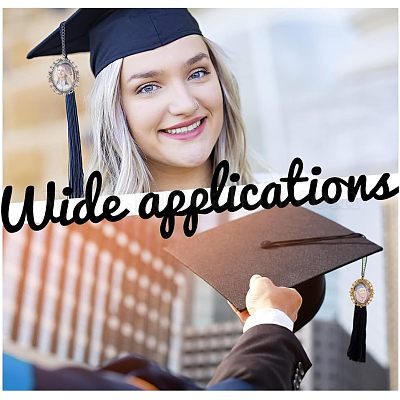 Набор для изготовления памятной подвески на шапочку выпускника с кисточкой DIY-CA0004-40-1