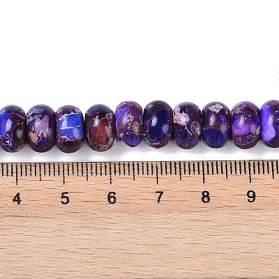 Окрашенные синтетические нити из имперской яшмы G-P529-E01-A02-1