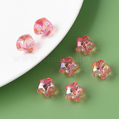 Прозрачные акриловые пуговицы с 1 отверстием MACR-S373-129-C08-1