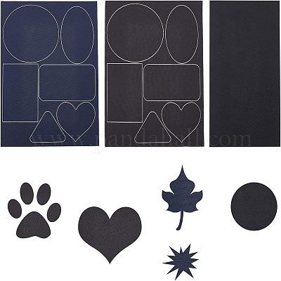 9 лист самоклеящихся нейлоновых ремонтных заплаток DIY-NB0006-10-1