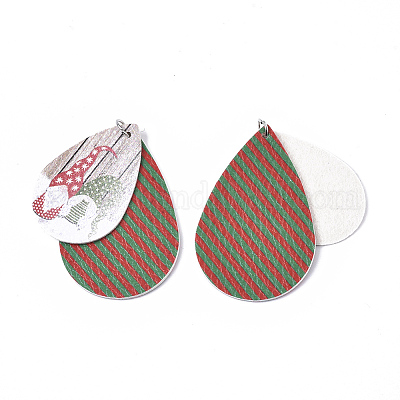 Рождественские темы из искусственной кожи большие подвески X-FIND-R080-06-1