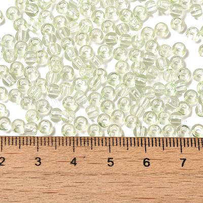 Стеклянные бусины прозрачных цветов SEED-P007-02A-06-1