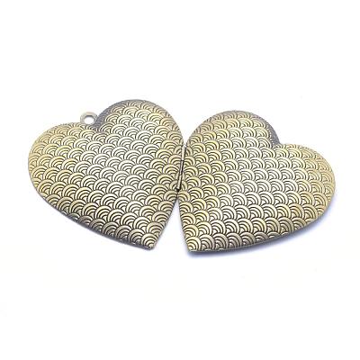 Подвески латуни медальон KK-F717-10AB-NR-1