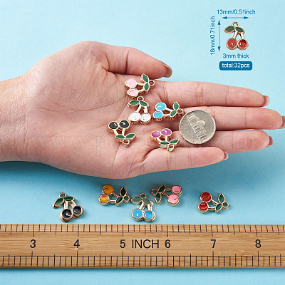 Подвески из эмали и сплава ENAM-BT0001-06-1