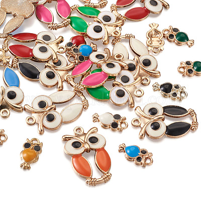 Подвески из эмали и сплава&nbsp;ENAM-BT0001-02-1