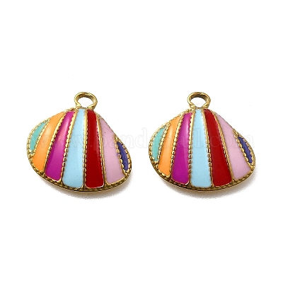 Подвески из нержавеющей стали 304 с эмалью STAS-Z163-21G-06-1