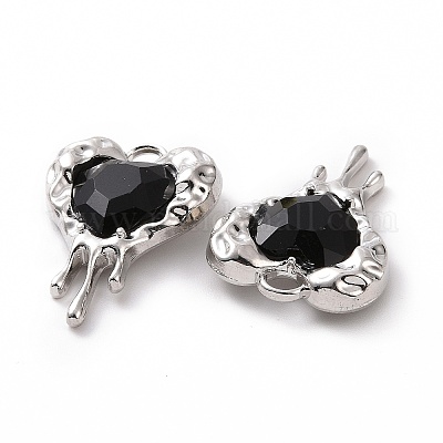 Стеклянные подвески из сплава с покрытием стойки FIND-I037-21P-03-1