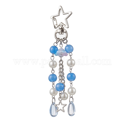 Подвеска в виде медузы из акрила и АБС-пластика KEYC-JKC01066-02-1