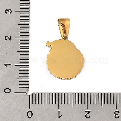 Подвески из нержавеющей стали 304 на рождественскую тематику STAS-R007-01O-G-1