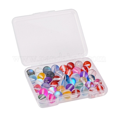 46шт 2 стильные синтетические бусины из лунного камня G-FS0002-31-1