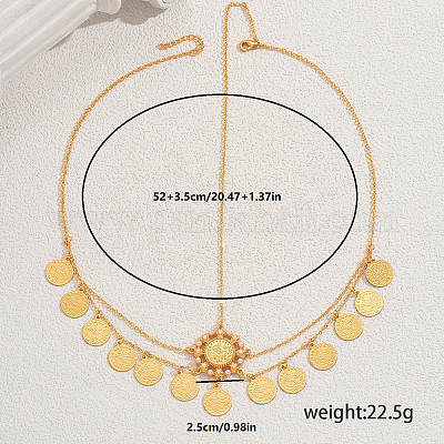 Элегантные украшения для волос из цинкового сплава в виде кисточки из старинной монеты TH1149-1