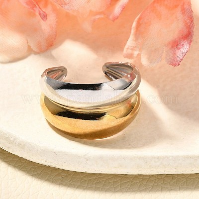 Кольца-манжеты из нержавеющей стали 304 для унисекс RJEW-R010-06G&S-1