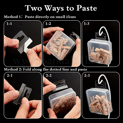 300 шт. 4 стиля клейкие прорези для подвешивания на спине питомца DIY-GA0007-50-1