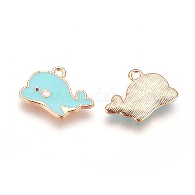 Подвески из эмали и сплава ENAM-G124-04A-1