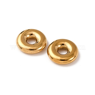 Европейские бусины из нержавеющей стали 304 STAS-D383-01A-G-1