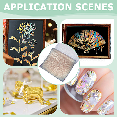 Бумага из золотой фольги MRMJ-WH0112-02C-1