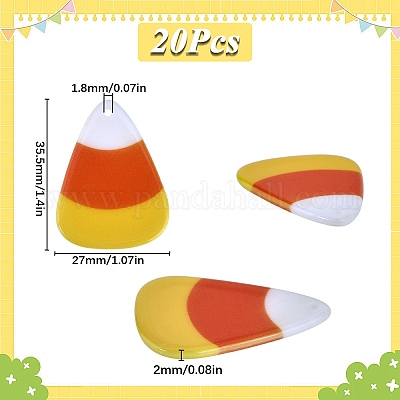 20 шт. акриловые подвески на Хэллоуин SACR-SC0001-32-1