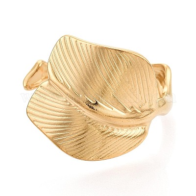 Регулируемые манжеты из нержавеющей стали 304 с ионным покрытием (IP) для женщин RJEW-N052-03G-1