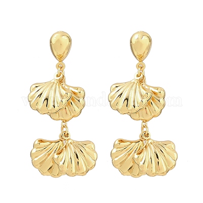 Серьги-гвоздики из нержавеющей стали 304 EJEW-P325-05C-G-1