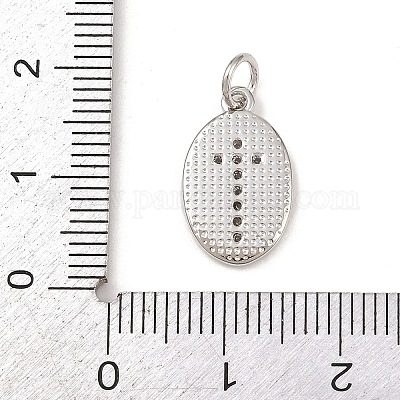 Латунные микро проложить кубического циркония подвески KK-G544-23P-1