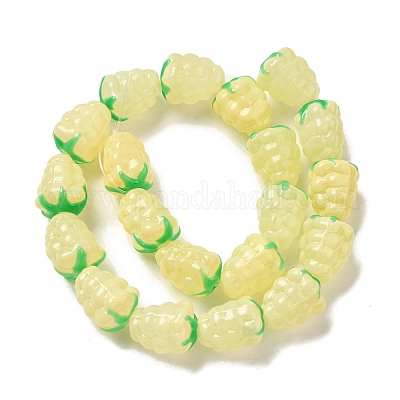 Бусы лэмпворк ручной работы LAMP-G162-05D-1